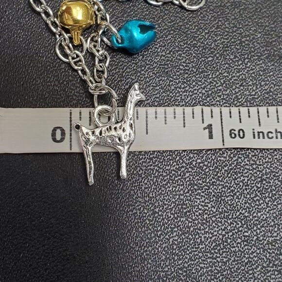 *Sale* Silver tone no drama llama charm bracelet - Picture 6 of 10